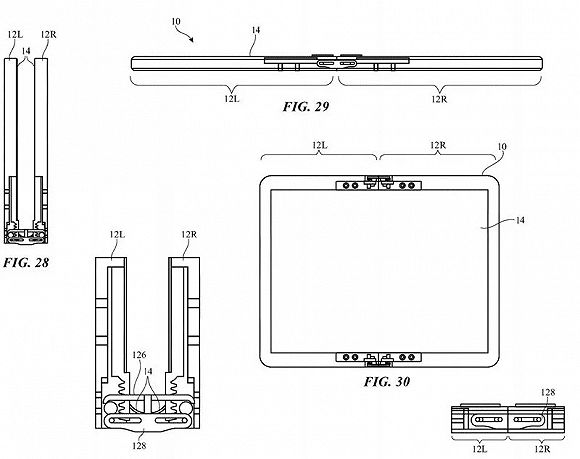 苹果折叠手机专利